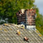 Damaged,chimney,on,a,building